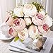 Veryhome Artificial Silk Peony Bouquets Wedding Home Decoration,Pack of 1 (Light Pink)
