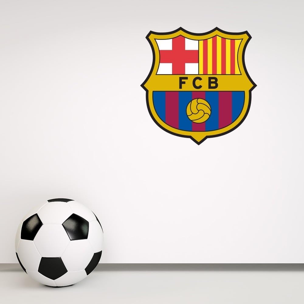 Wall Chimp FC Barcelona Football Wall Sticker Badge 60cm x 60cm
