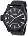 NIXON Men's Quartz Stainless Steel and Leather Watch, Color:Black (Model: A127-001