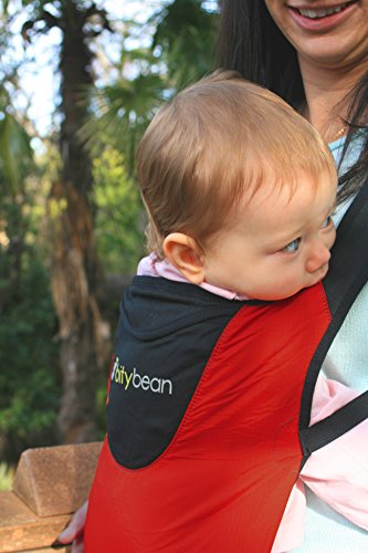 Bitybean UltraCompact Breathable Baby Carrier for Travel and Use in Pool and Ocean - RED - Thumbnail 3