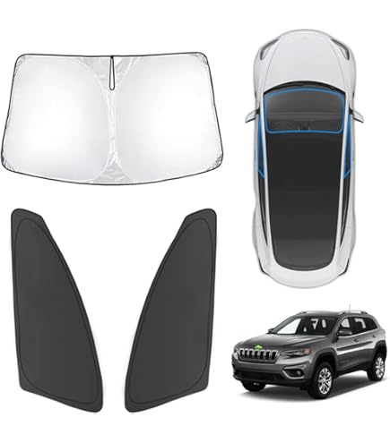 Karltys 3PCS Windshield Sun Shade for 2010-2025 Toyota... Karltys 3PCS Windshield Sun Shade for 2010-2025 Toyota...