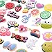 Efivs Arts Newest 50pcs Different Shape Shoes Charms Fits for Croc Shoes & Wristband Bracelet Party Gifts