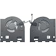 New Replacement Cooling Fans for Dell Alienware M17 R3 M17 R4 P45E Laptop 0CNV63 EG50061S1-C060-S9A 0H5TYJ EG50061S1-1C010-S9A 12V 0.38A (4-Pin 4-Wire)