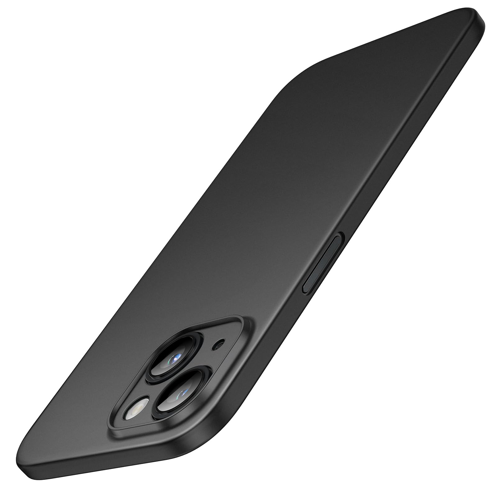 Photo 1 of JETech Ultra Slim Case for iPhone 14 6.1-Inch, Camera Lens Cover Full Protection, Lightweight Matte Finish PP Hard Minimalist Case, Support Wireless Charging (Black)