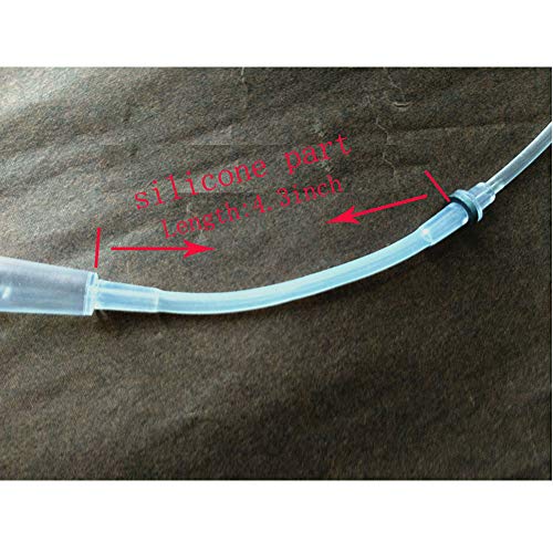 Denshine Disposable Enteral Nutrition Bag Feeding Bag, 1200ml Enteral Delivery Gravity/Pump Feeding Bag Set, Detachable Connector