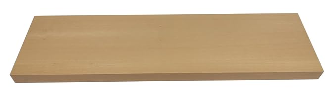 Regale4You Jumbo Wandboard 90 cm Buche/Echtholzfurnier/Verdeckte Aufhängung/1 Board