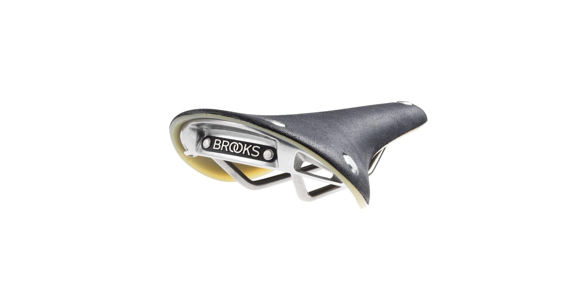 Brooks England Ltd Adult Cambium C17 Bicycle Saddle, Black/Natural, One Size