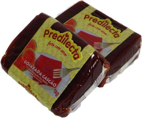 Predilecta - Guava Paste w/ Fruit Pieces - 35.27 oz (PACK OF 02) | Goiabada CascÃƒ£o - 1.01kg by Predilecta