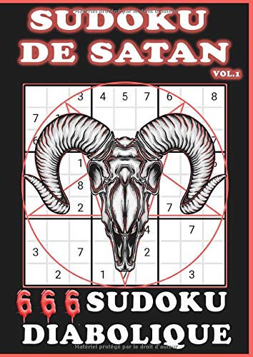 Sudoku De Satan 666 Sudoku Diabolique Sudoku Pour Adulte Extreme Idee Cadeau Fan De Metal Vol1 French Edition Metal 666 Editions 9798644690879 Amazon Com Books