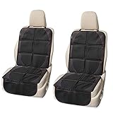 Car Seat Protector 2 Pack, Waterproof Seat Protector with Thickest Padding for Baby Car