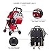 Wiscky Diaper Bag Backpack Large Capacity Baby Bag Travel Nappy Bags for Mom/Dad