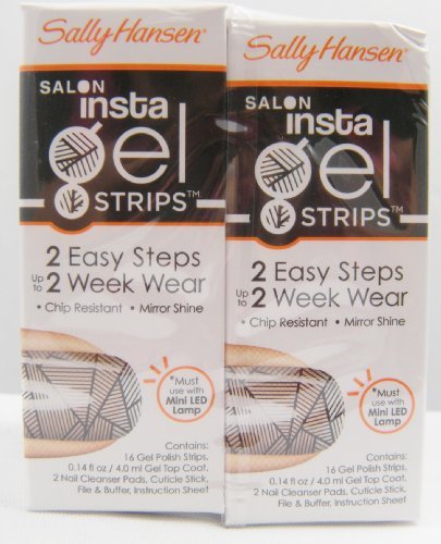 Lot of 2 Sally Hansen Salon Insta Gel Strips - Total Knockout #460