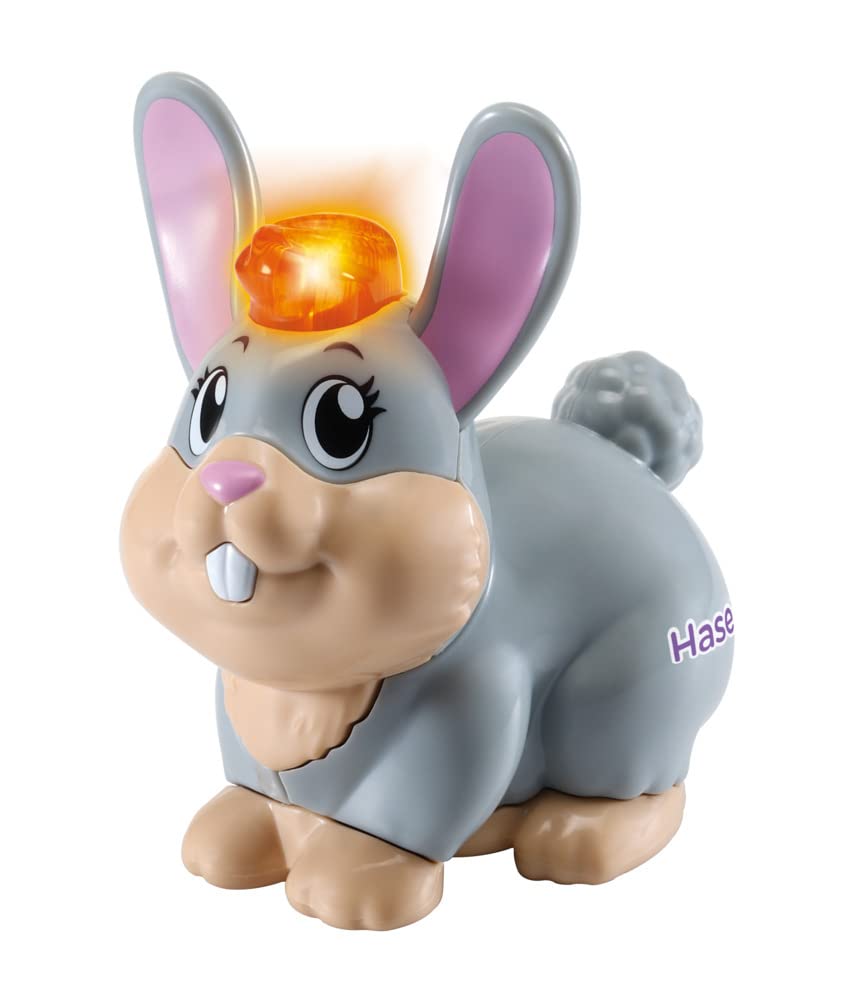 Vtech Tip Tap Baby Animals - Rabbit - Interactive Toy with Light and Music for Imaginative Role Play - For Children Aged 1-5 Years