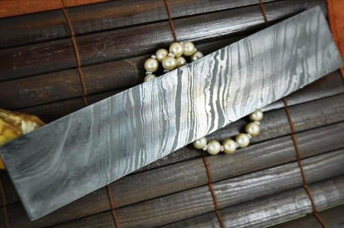 Perkin Knives Damascus Billet for Knife Making Over 200 Layers, 254 x 38 x 4.0 mm, Steel - Image 5