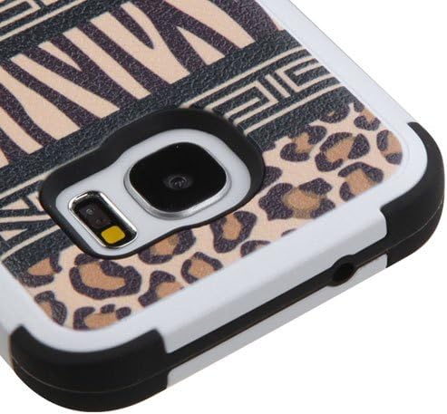 Galaxy S7 Case, LUXCA [Shock Absorb] Hybrid Dual Layer [Heavy Duty] Defender Protective Case Cover for Samsung Galaxy S7 (Leopard Kickstand)
