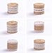 Whaline 473 Inches Burlap Ribbon Roll with White Lace Craft Ribbon Roll for DIY, Home Decor and Gift Wrap, 6 Rolls