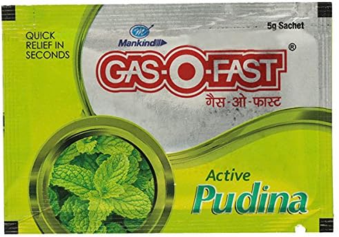 Mankind Gas-O-Fast Active Pudina - Pack of 120