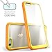 iPhone 6s Case, [Scratch Resistant] i-Blason Clear [Halo Series] Also Fit Apple iPhone 6 Case 6s 4.7 Inch Hybrid Bumper Case Cover (Clear/Orange)