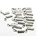 M&T 20PCS Silver Tone No-Repeat Words Clip-On Charms Pendants, Jewelry DIY Supply Wholesale C25