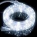 Izzy Creation 18ft Cool White Flexible LED Rope Lights Kit, Full Viewing Angle, 120V, Connectable, Outdoor Lighting, 3/8