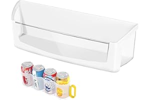 YEECHUN UPGRADED WPW10212139 Refrigerator Door Bin Shelf Compatible with Whirlpool Refrigerator Door Shelf Parts GI6SDRXXY WRF555SDH,For Whirlpool Replacement Fridge Shelves-Left Side Cantilever Bin W10212139