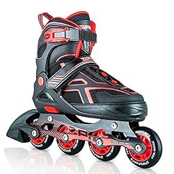 2PM SPORTS Torinx Red Black Boys Adjustable Inline