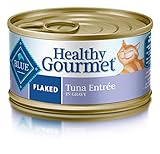 Blue Buffalo Healthy Gourmet Natural Adult Flaked Wet Cat Food, Tuna 3-oz cans (Pack of 24)