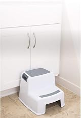 Rainberg 2 Step Stool for Kids, 2 Pack, Anti-Slip, Lightweight Portable view 3