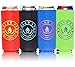(12 Pack | Multi Colors) Neoprene Slim Can Cooler Sleeve for White Claw - 12, 16 oz Tall Beer Cans Iced Coffee, Michelob Ultra, Red Bull, Spiked Seltzer, Truly- Not a Boring Blank Neoprene Can Cooler