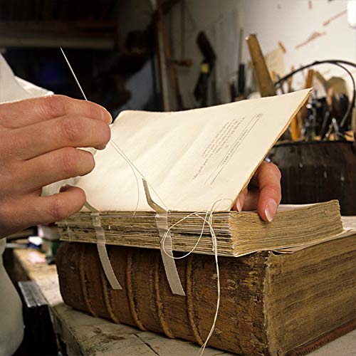 Bookbinding Tools Kits,22PCS Premium Sewing Tools for Leather,Handmade Books and Paper DIY Bookblind Set, Including Sewing Needles/Waxed Thread/Awl and So On Like Main Picture