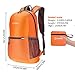 ZOMAKE Ultra Lightweight Hiking Backpack 20L, Packable Small Backpacks Water Resistant Daypack for Women Men(Orange)