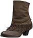 Naughty Monkey Women's Swing Low Ankle Bootie, Taupe, 6 M US