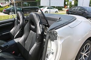 Love The Drive Wind Deflector That fits Mitsubishi Spyder Convertible from 2006 to 2012. Wind deflectors Reduce The Wind Spee