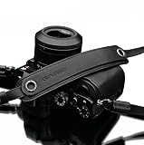 Gariz Genuine Leather XS-CHLSNBK2 Camera Neck Strap for Mirrorless Cameras - Sony, Leica, Fuji, Olympus, Panasonic, Ricoh, Samsung, Sigma, Nikon, Canon - Black