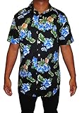 Men's Hawaiian Aloha Traditional All-Over Print Button Down Shirt - Made in USA