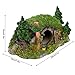 OIIKURY Aquarium Decorations Fish Tank Ornament Reptile House Shelter Decor Aquarium Hillside with Betta Cavethumb 3