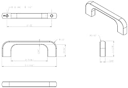 Jeffrey Alexander 264-3DBAC Alvar Cabinet