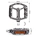 MEETLOCKS Bike Pedals,Magnesium Alloy Body,CNC Machined Cr-Mo 9/16