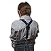 HOLD'EM Suspenders for Kids - 1 Inch Suspender Perfect for Tuxedo - Navy Blue (Size 26