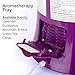 Air Innovations 1.7 Gallon Cool Mist Humidifier Ultrasonic Humidifier For Bedroom & Extra Large Rooms Silent Operation Runs Up To 96 Hours with Auto Shut-off Built In Aromatherapy Tray Model MH-701BA (Purple)