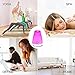 BAXIA TECHNOLOGY Essential Oil Portable Ultrasonic Cool Mist Humidifier, 8 LED Lights Waterless Auto Shut-Off fo Aroma Diffuser, 2-Pack, 100ML 2Pack