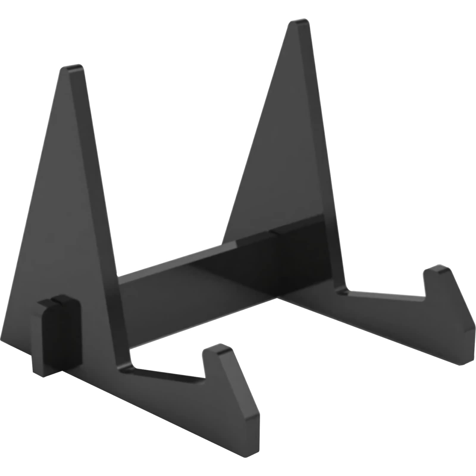 YUTOU Acrylic Book Stand Acrylic Display Easel Black Plate Stand Display Stand Picture Frame Stand for Display of Photos Books Notebooks Crafts