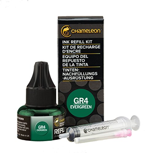Chameleon Art Products, Ink Refill 25ml, Evergreen GR4	