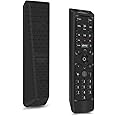 Silicone Protective Case Compatible for XFinity Comcast XR15 Voice Control Remote,Remote Case Holder Skin Protector for XFinity Remote,[Thicken Layer] Shock Bumper Remote Battery Back Covers-Black