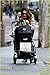 Choopie Double Bar Grip Sleeve Covers for Stroller, Umbrella, and Buggy Handlebars - Polka Dot Black and White