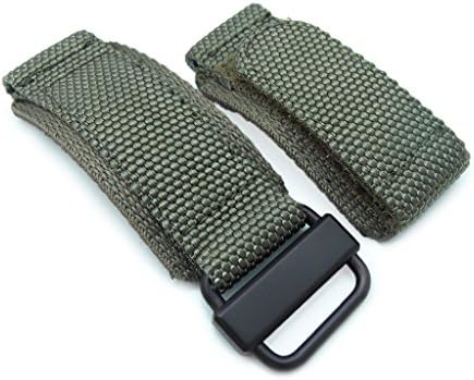 22 mm MiLTAT tira de velcro correa para reloj, verde militar ...