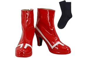 Tkieio Darling in The Franxx Cosplay Shoes Zero Two Boots PU Leather