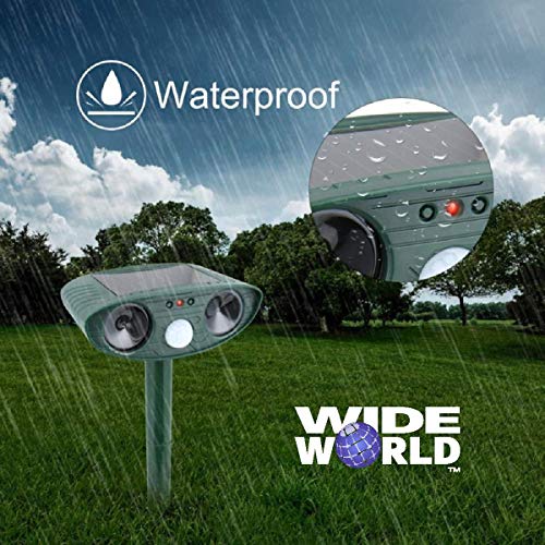 image for WIDE WORLD TM Ultrasonic Pest Repeller by Wide World - Solar Powered W