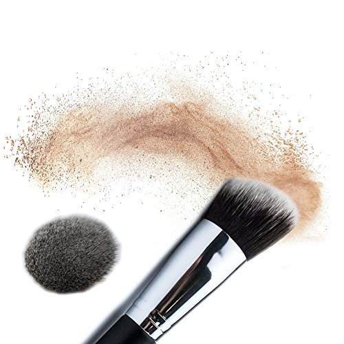 Foundation Brush Angled Kabuki for Contouring And Applying Liquid