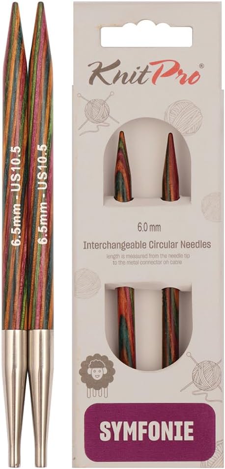 KnitPro Symfonie Interchangeable Circular Needles 5 in 13 cm 6.50 mm